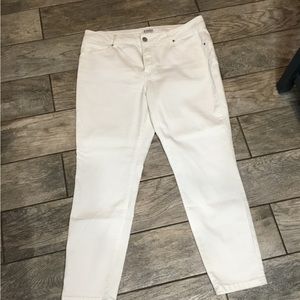 D Jeans Size 16 White Jeggings